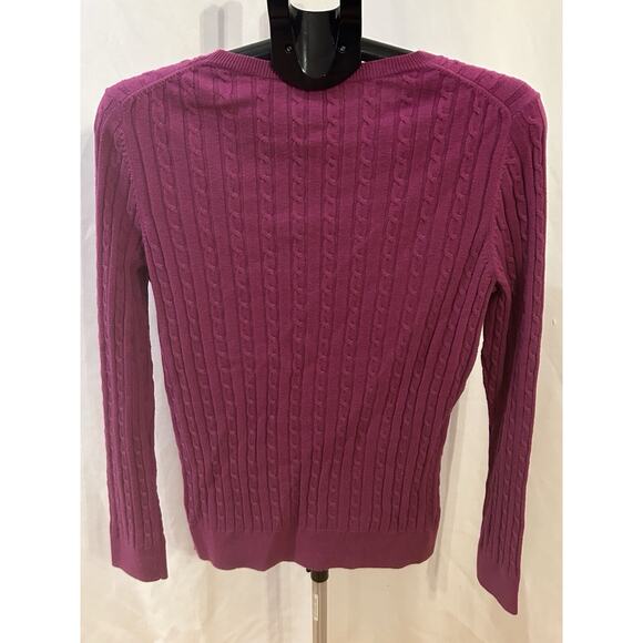 Talbots Pink Knit Sweater Women's size L - Picture 2 of 3